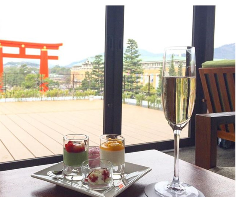 平安神宮おすすめランチ カフェ 京都着物レンタル花かんざし