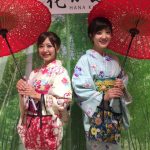 笑顔の素敵な着物姿の女性