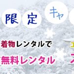 京都着物レンタル花かんざし冬のキャンペーン