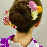 京都着物レンタル花かんざし　髪飾り付け放題　