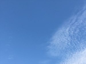 京都着物レンタル花かんざし　今朝の空