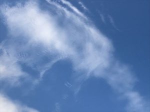 京都着物レンタル花かんざし　今朝の空