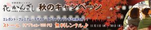 京都着物レンタル花かんざし　ストールキャンペーン