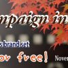 The campaign in autumn